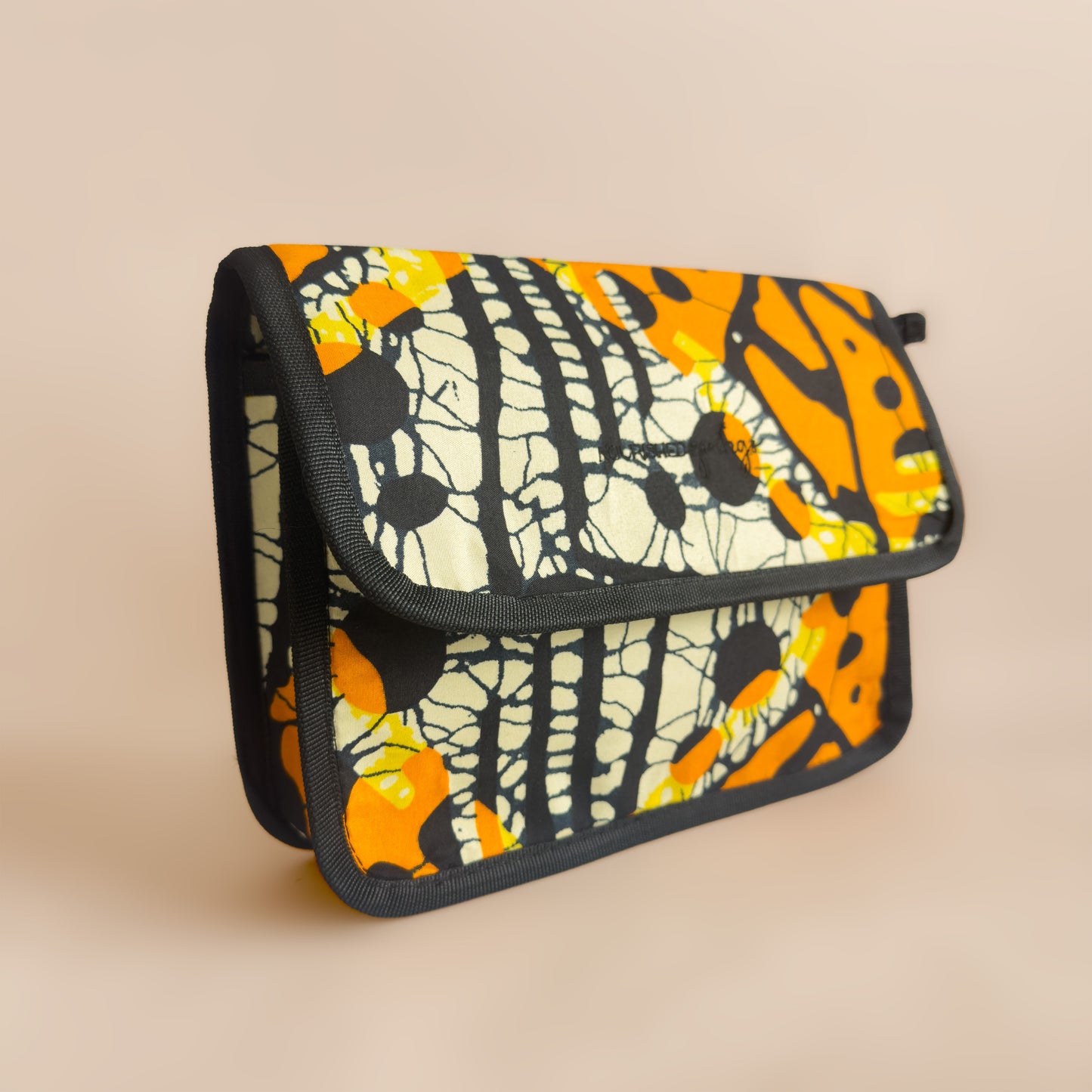 ZURI Accessory Bag - Golden Sapphire Print
