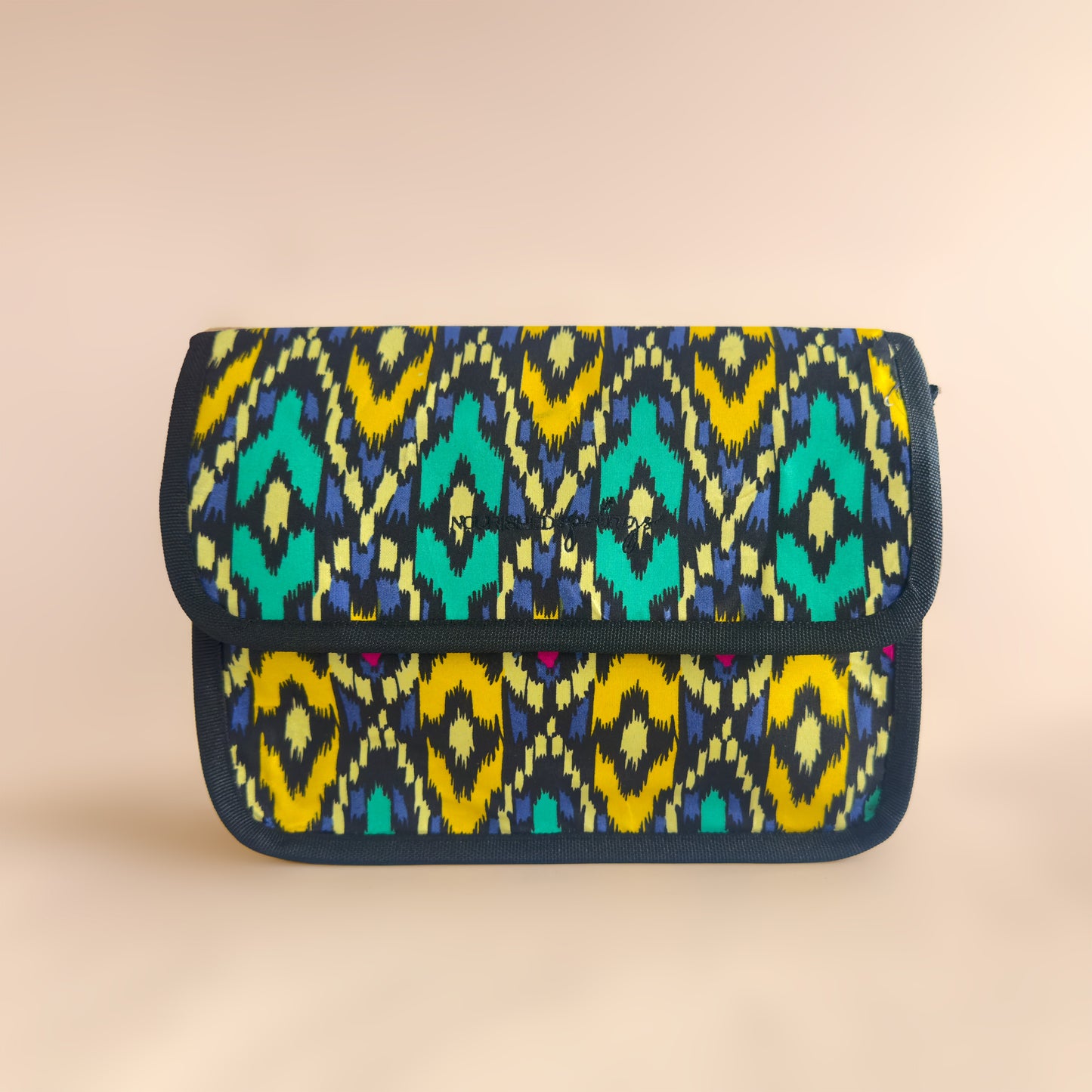 ZURI Accessory Bag - Royal rhythm Print