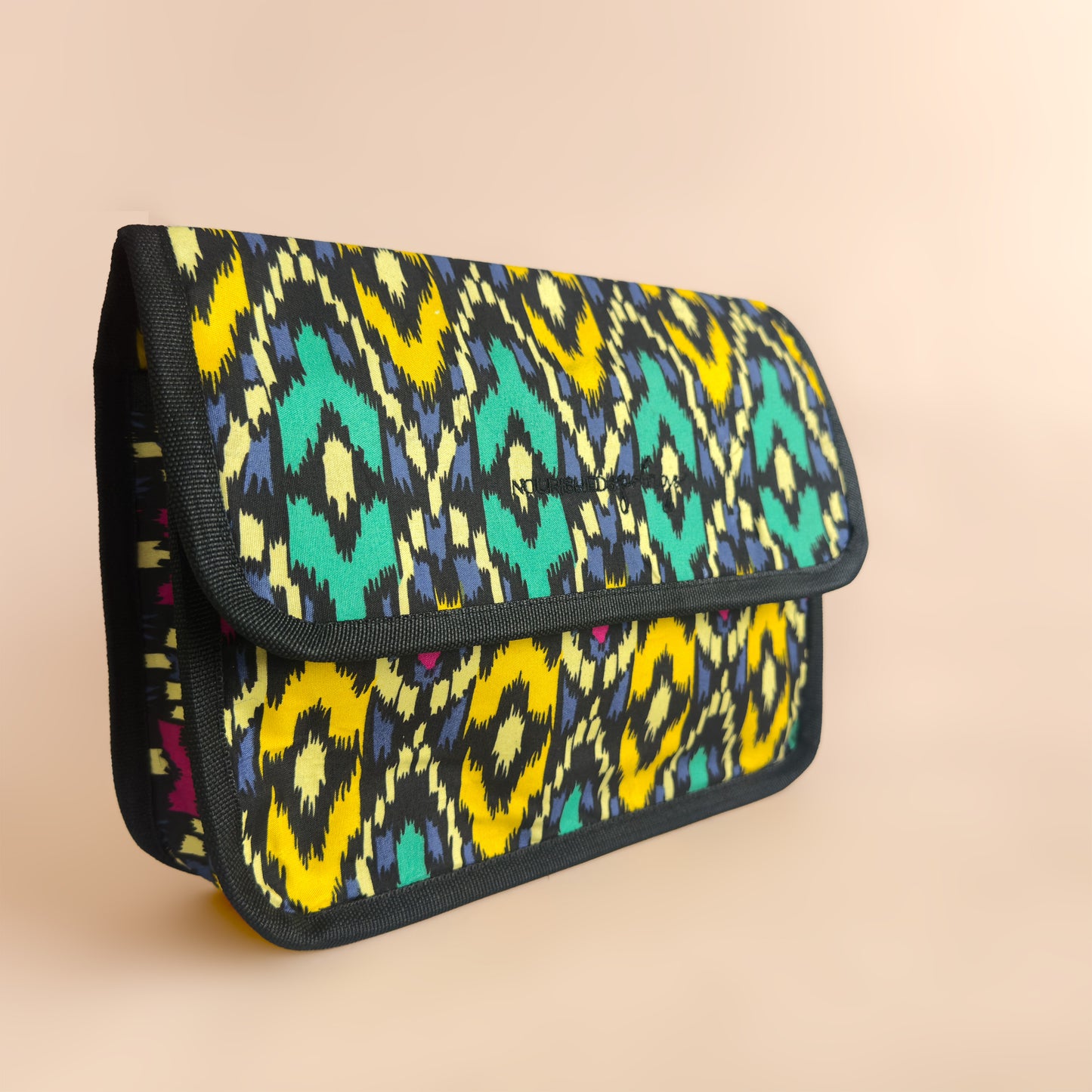 ZURI Accessory Bag - Royal rhythm Print