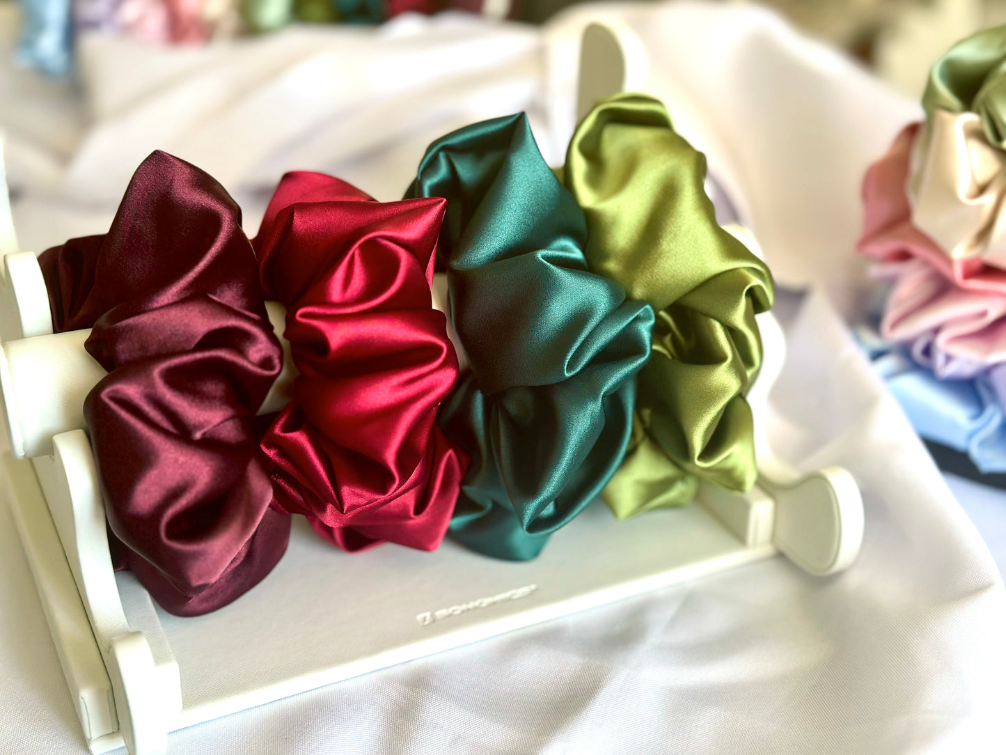 Extra Hold Jumbo Satin Scrunchies