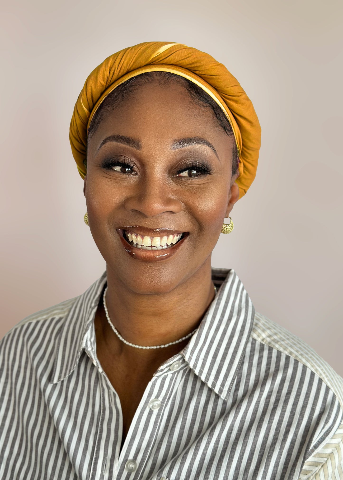 Satin-Lined Loose Headwrap