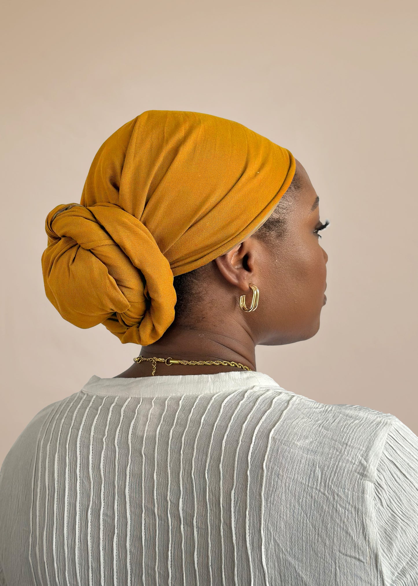Satin-Lined Loose Headwrap