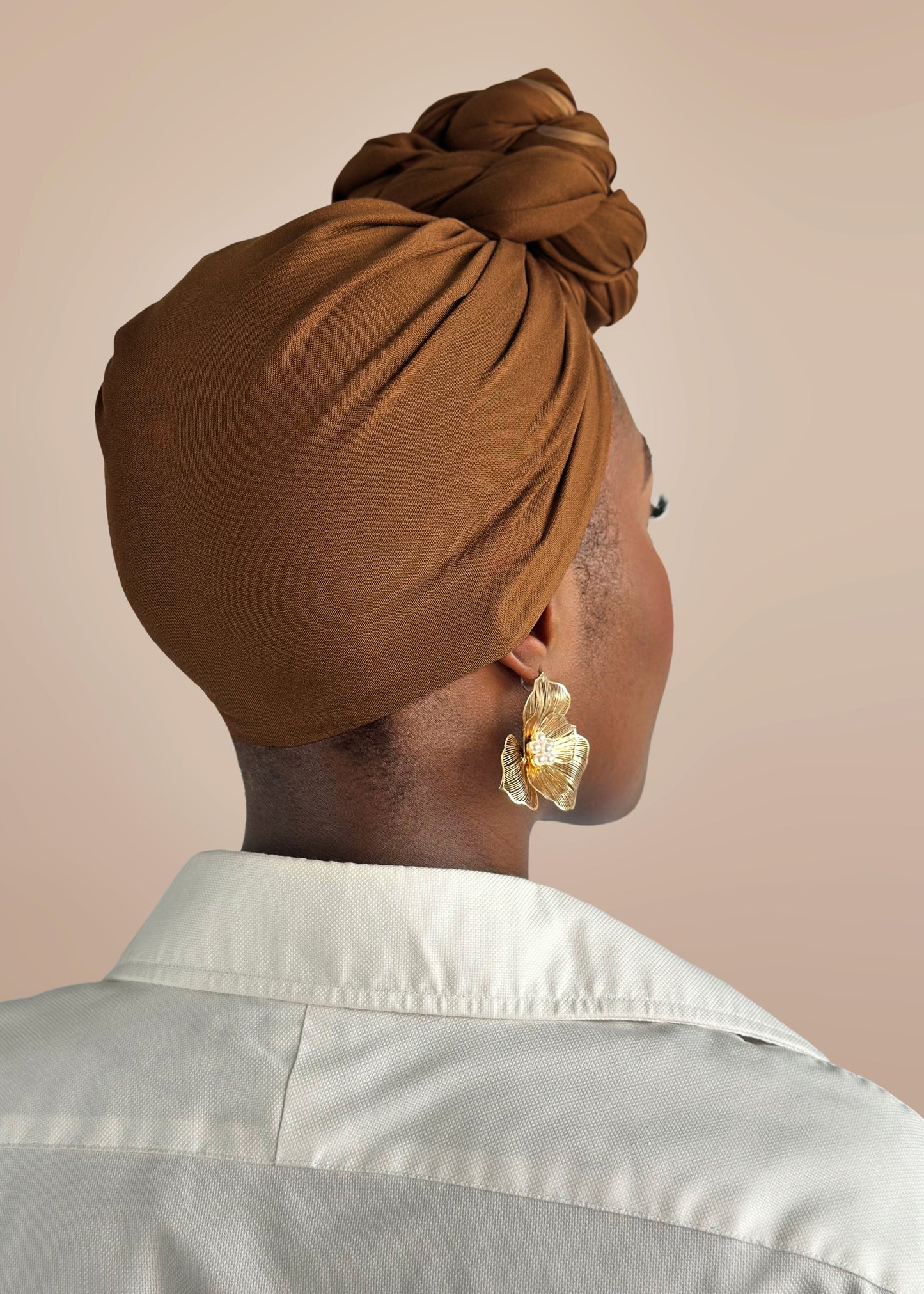 Satin-Lined Loose Headwrap
