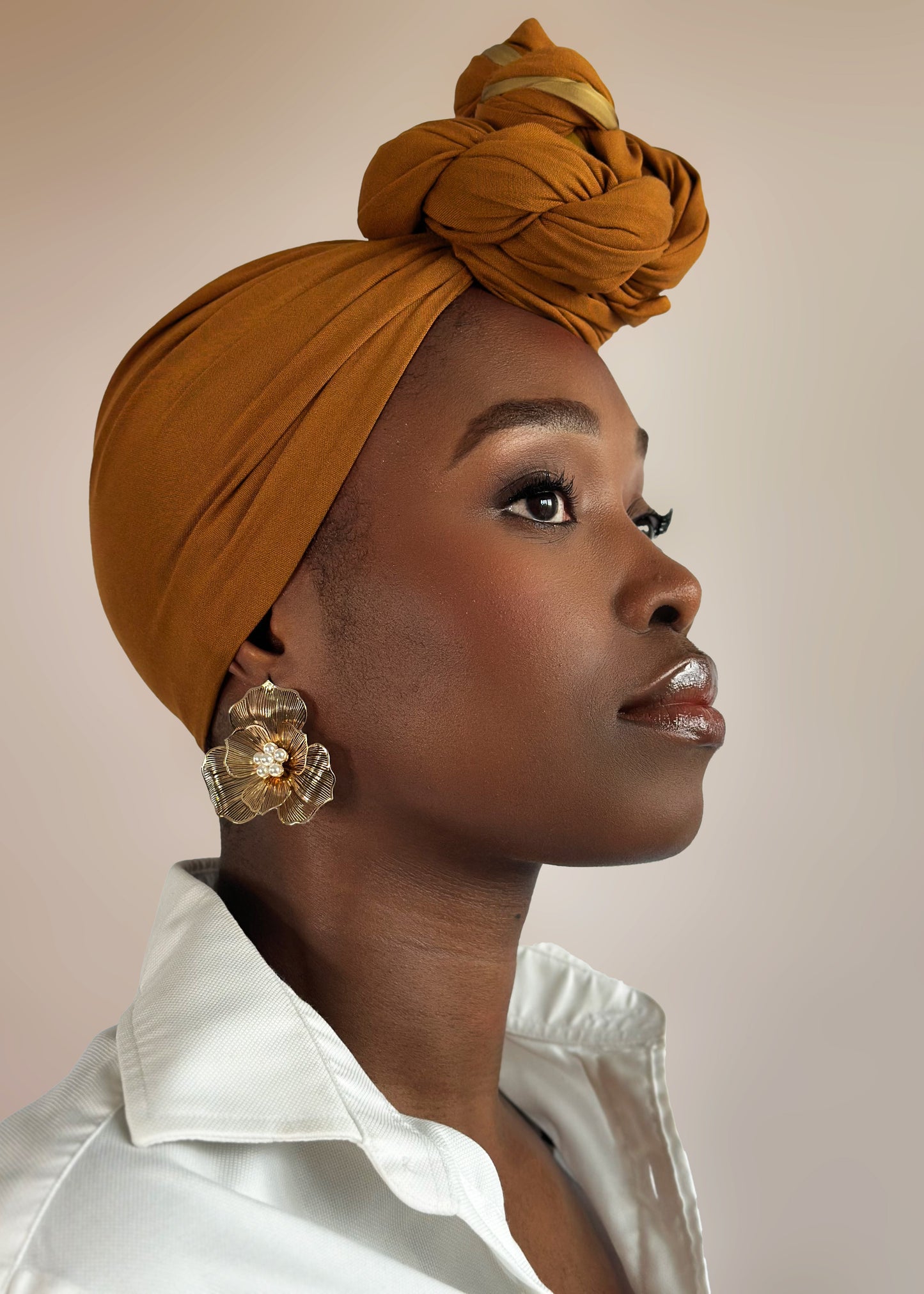 Satin-Lined Loose Headwrap