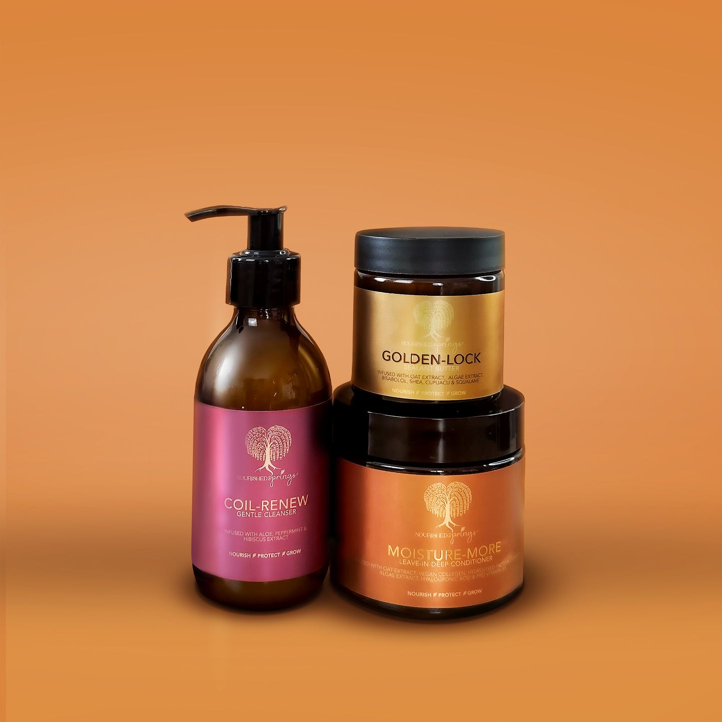 Nourished Springs Wash Day Essential set