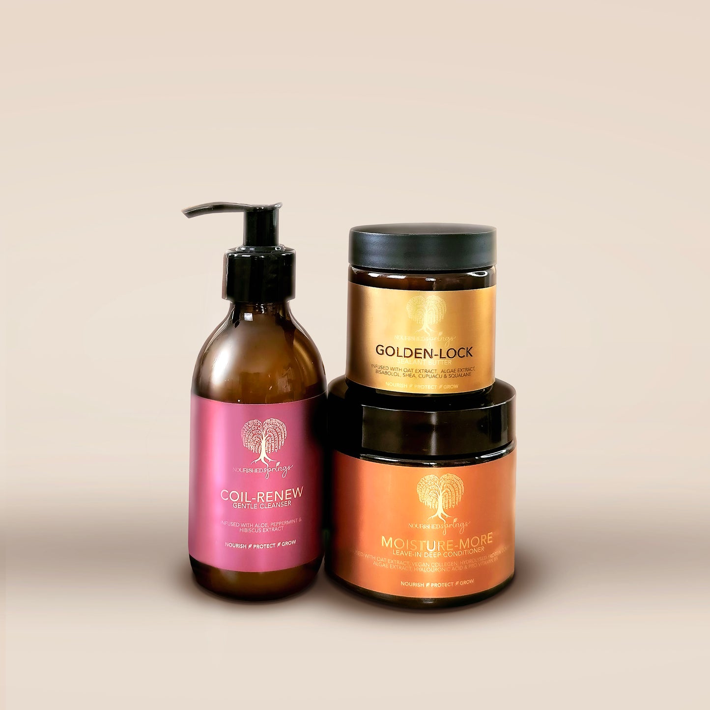 Nourished Springs Wash Day Essential set