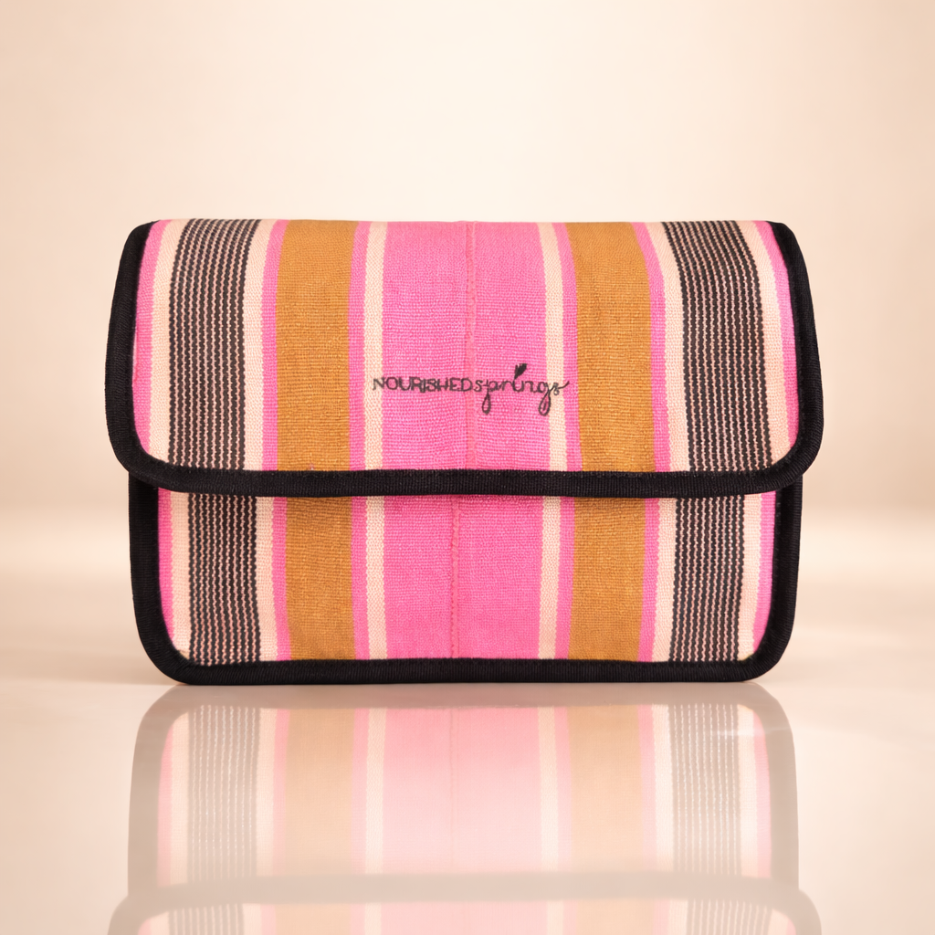 ZURI Accessory Bag - Aso Oke