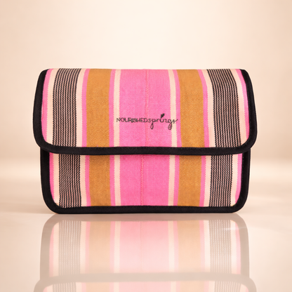 ZURI Accessory Bag - Aso Oke