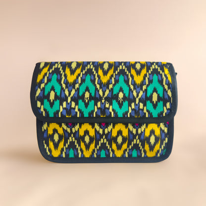 ZURI Accessory Bag - Royal rhythm Print