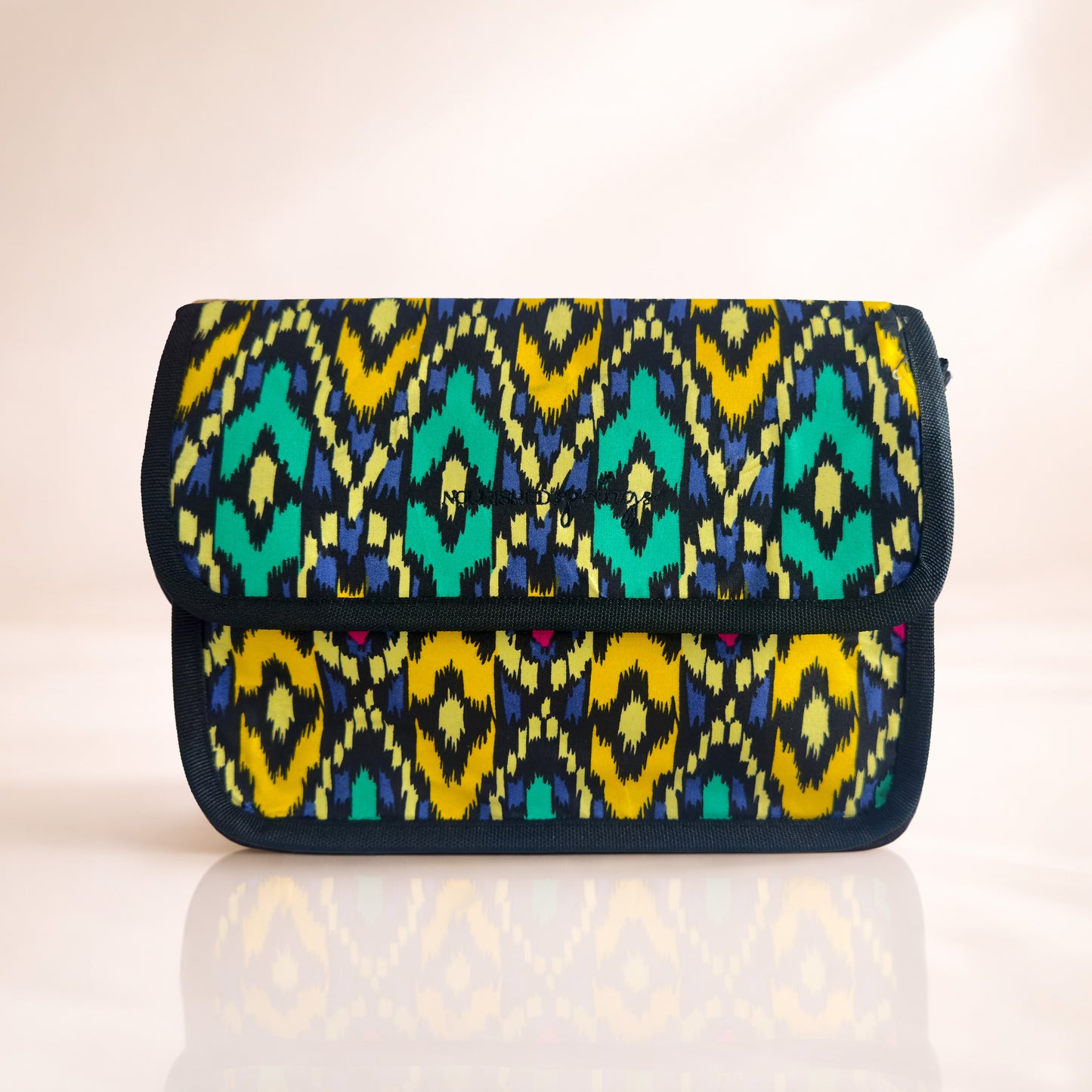 ZURI Accessory Bag - Royal rhythm Print