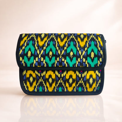 ZURI Accessory Bag - Royal rhythm Print