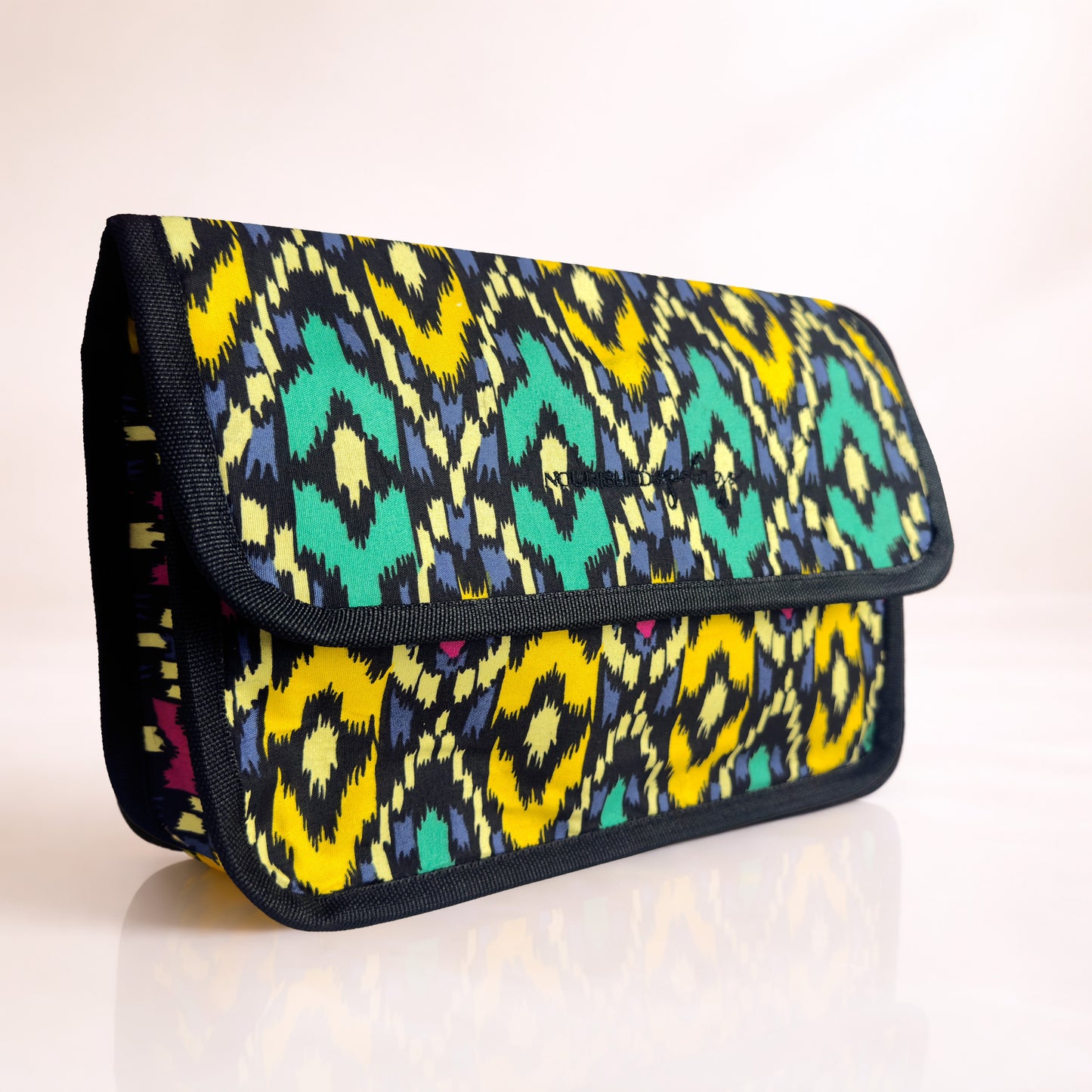 ZURI Accessory Bag - Royal rhythm Print