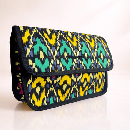 ZURI Accessory Bag - Royal rhythm Print