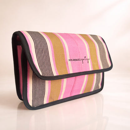 ZURI Accessory Bag - Aso Oke