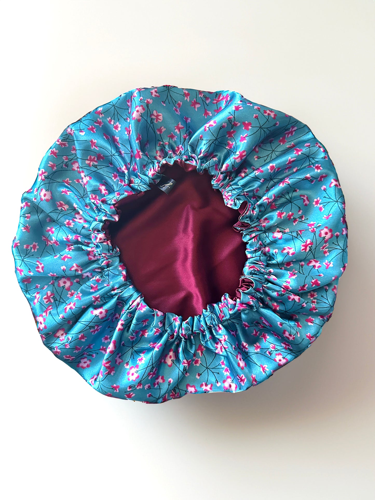 Floral reversible Satin Bonnets (Limited Edition)