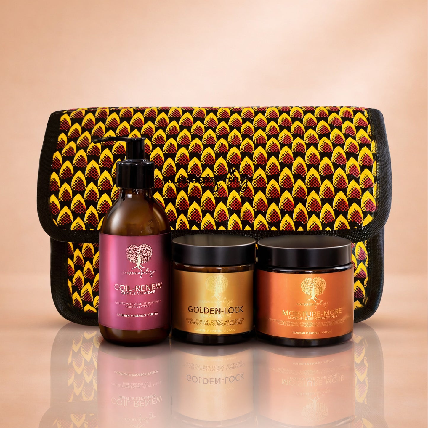 ZURI Accessory Bag - Sunset Mosaic Print