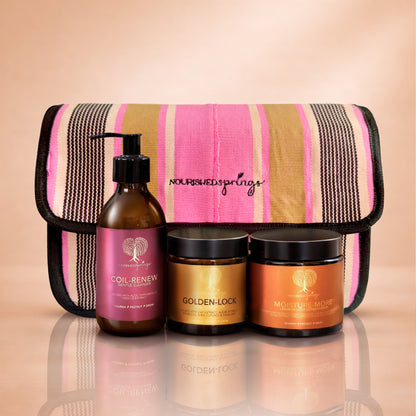 ZURI Accessory Bag - Aso Oke