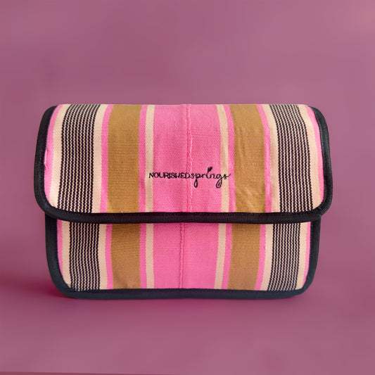 ZURI Accessory Bag - Aso Oke