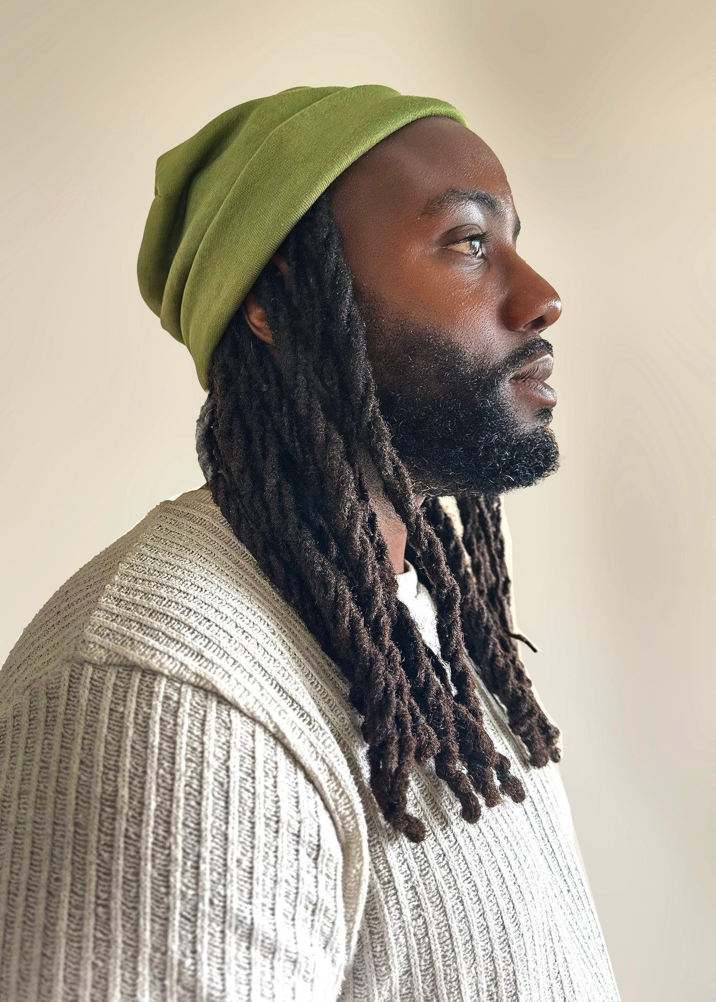 Men's Satin-Lined Organic Cotton Beanies