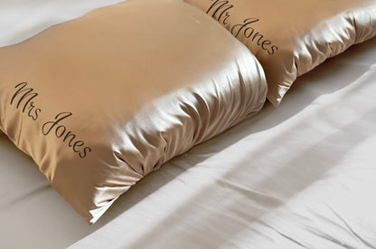 Reversible Satin Pillow Case - Choose Your Own Colours