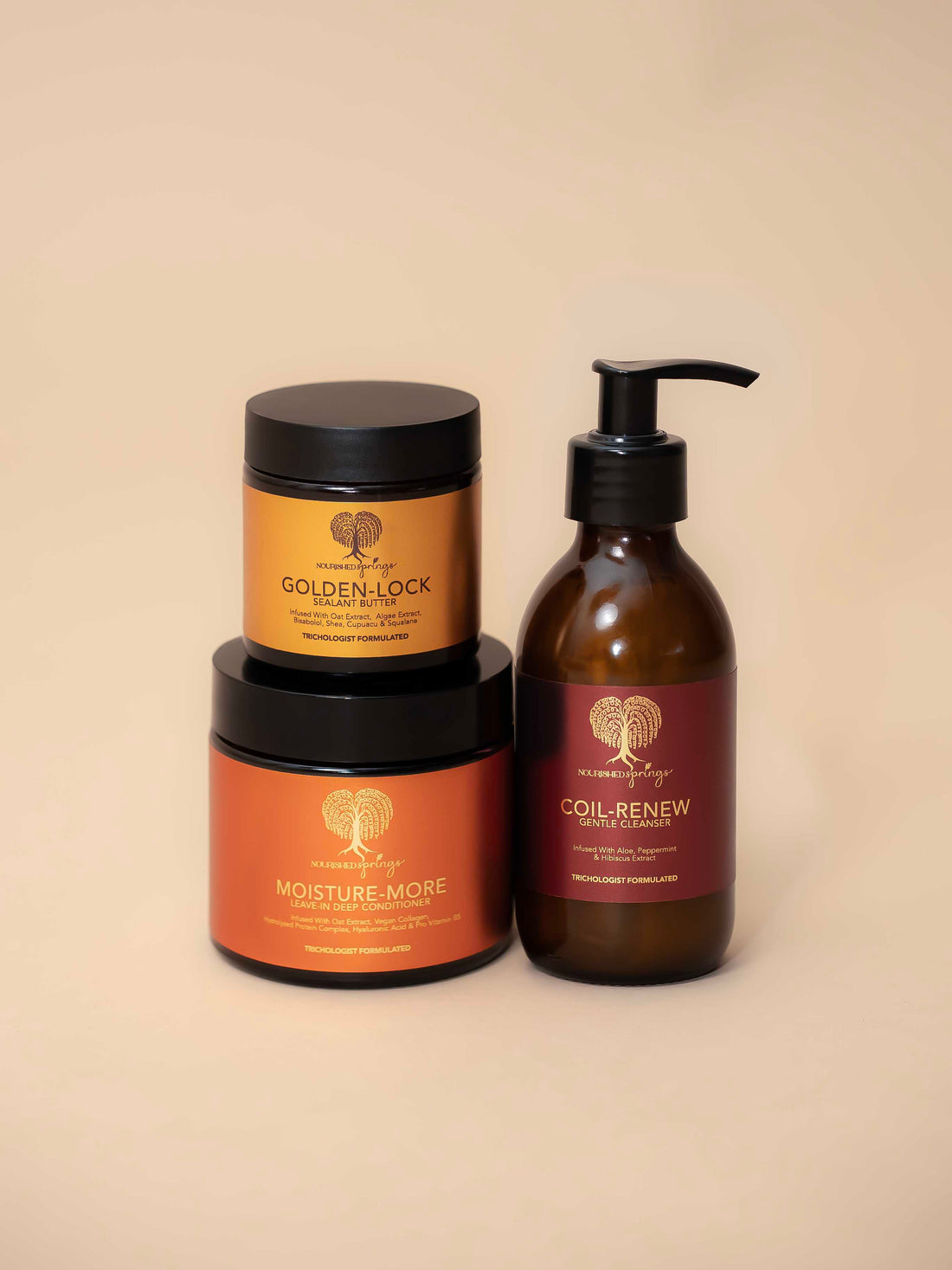 Nourished Springs Wash Day Essential set