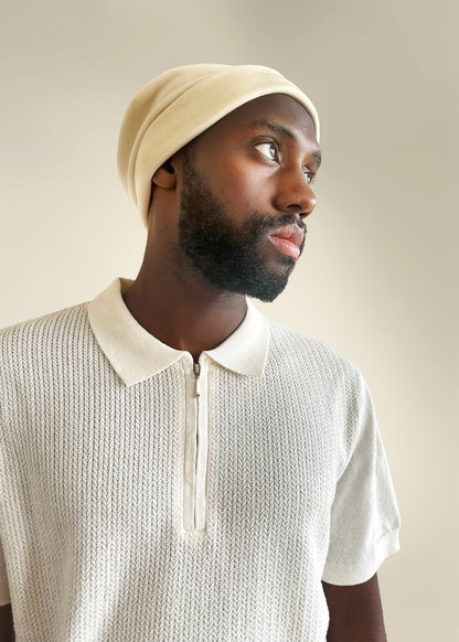 Men's Satin-Lined Organic Cotton Beanies