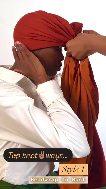 Satin-Lined Loose Headwrap